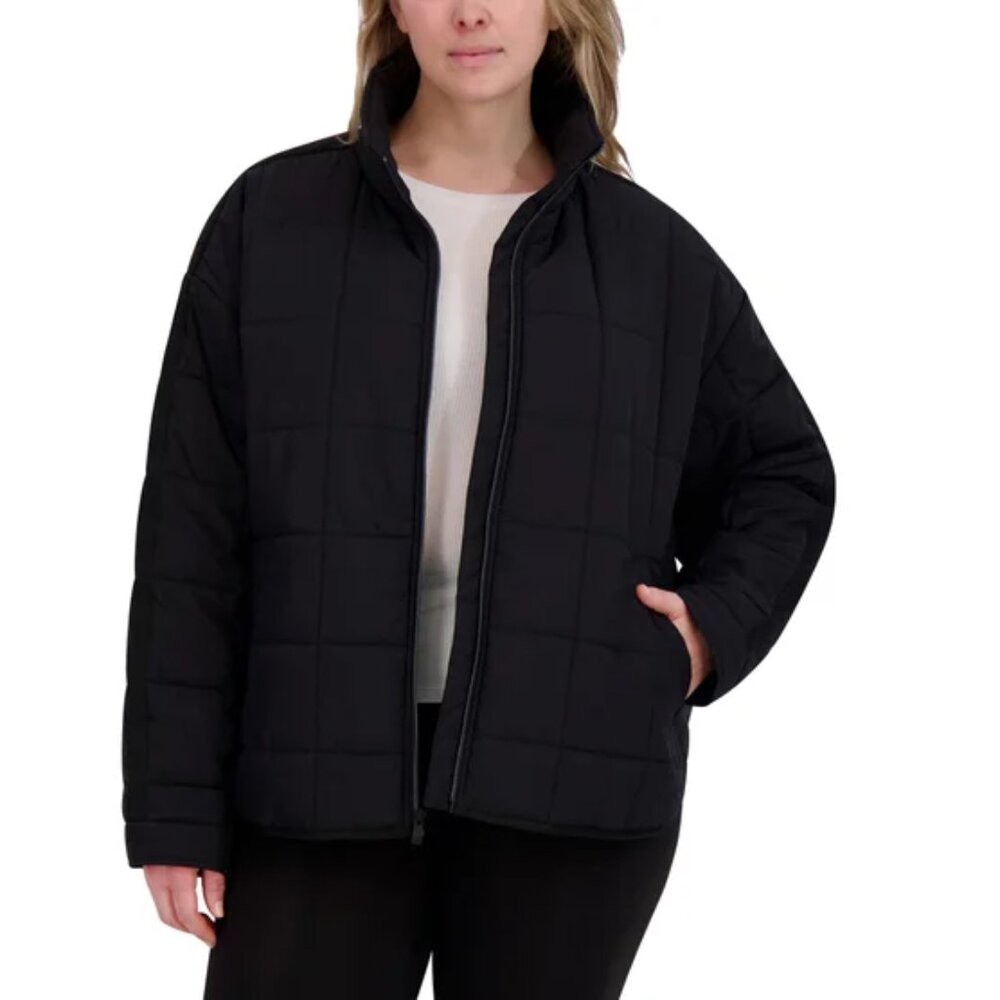 Roxy Women's Quilted Jacket, Brown - Picture 7 of 11